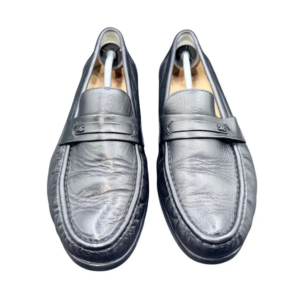 SAS Black Leather Penny Loafers Comfort Slip On Shoes Men’s 11M